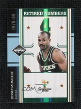 2010 Limited Retired Numbers Spotlight Platinum 1/1 Sidney Moncrief #9 HOF 2d0