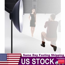 Studio Reflector 16" Beauty Dish Standard Bowens Mount Flash Head Strobe Mount 