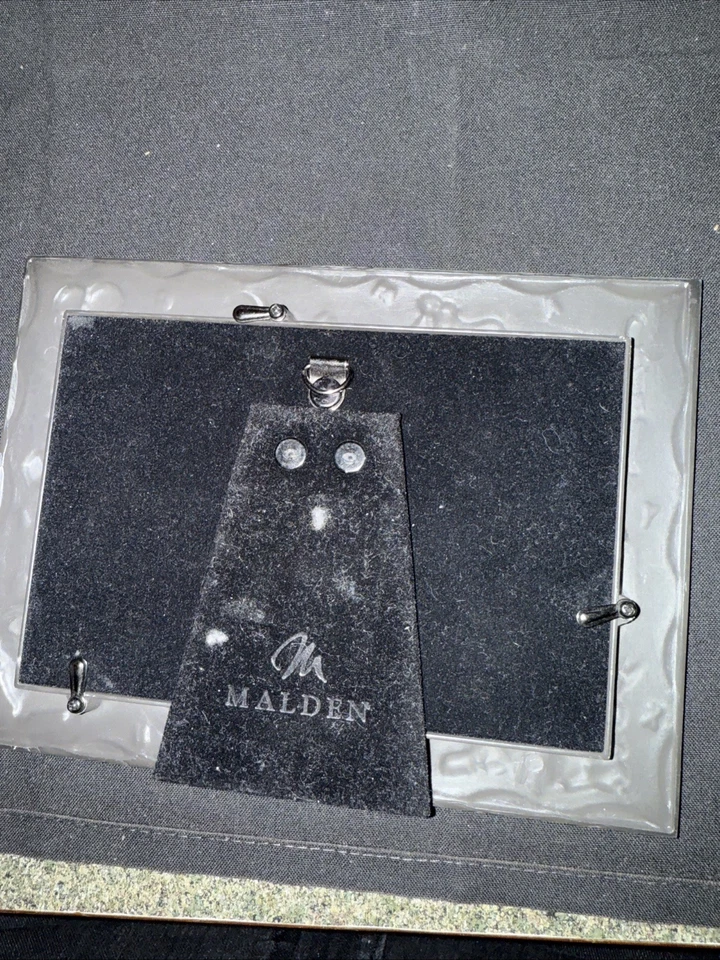 Malden Baby Picture Frame Alphabet Toys Child Baby Pewter 3.5" x 5.5" Photo - Image 2 of 3