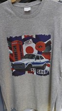  FORD Escort RS 2000 MK 1  MEDIUM T-Shirt Retro Car HUBBY BOYFRIEND GIFT