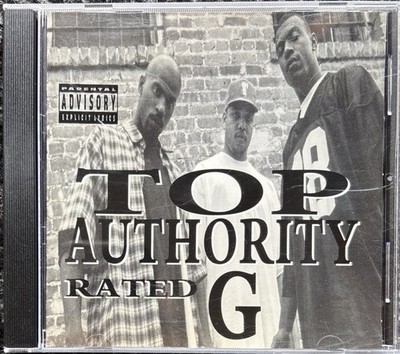 Top Authority - Rated G - Original 1995 Rap Hip Hop CD Rarität - Out Of Print CD