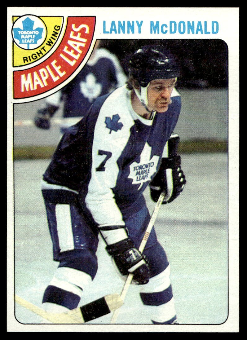 1978-79 Topps #78 Lanny McDonald Toronto Maple Leafs EX-EXMINT HOF