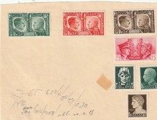 ITALIE TIMBRES NEUFS SUR CARTES 1941 BON ETAT