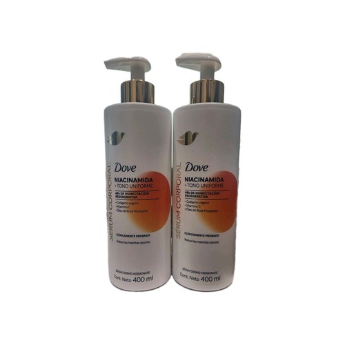 Dove Sérum 2pk  Corporal Niacinamida 400ml Each 