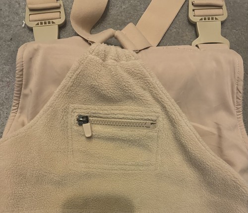 Mono con tirantes Sherpa de invierno calce suelto informal de lana difuso para mujer - Imagen 13 de 19