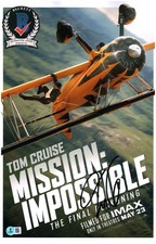 CHRIS MCQUARRIE SIGNED MISSION IMPOSSIBLE FINAL RECKONING 11X17 PHOTO BAS COA