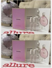 4 Chanel Chance Eau Tendre Eau de Parfum Sample Spray 1.5ml New in Card N1