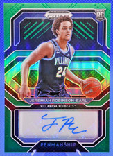 2021 Panini Prizm #CP-JRE Jeremiah Robinson-Earl College Penmanship Prizms Green