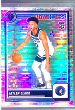 2023-24 Hoops Premium Stock Jaylen Clark Pulsar RC 189 Timberwolves