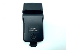 Flash Minolta auto 28 contatto centrale universale fotocamera flash flash