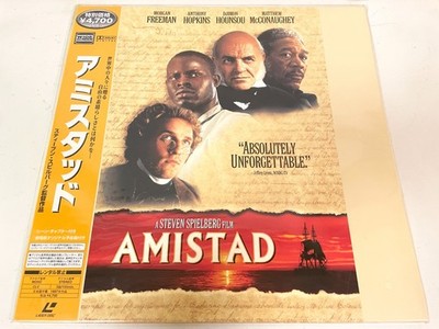 SEALED Amistad 1997 Laserdisc LD Japan Spielberg Widescreen AC-3 PILF-2775 W/Obi