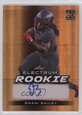 2024 Leaf Electrum Rookie Auto Bronze /59 Emani Bailey #RA-EB1 Auto 1q2