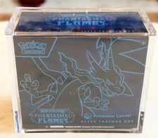 Pokemon ETB Acrylic Display Case Magnetic Lid UV Protection - Elite Trainer Box