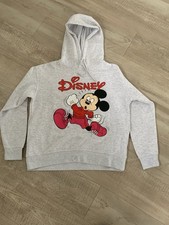 Disney Mickey Mouse Hoody Top Sweatshirt, New Size Medium 12 To 14