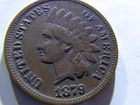 1879 indian cent, VF+