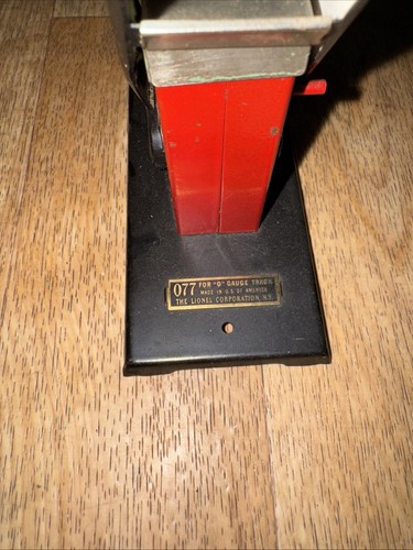 Lionel Prewar 077 Crossing Red/Black - Picture 6 of 10