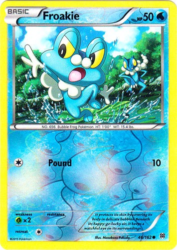 Froakie - 46/162 - Common - Reverse Holo LP BREAKThrough