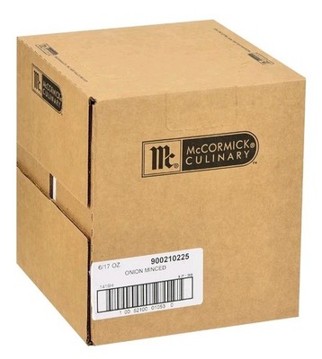 New 6 lbs McCormick Culinary Minced Onion Case of 6 - 17 oz  Bulk Wholesale Now