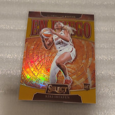 Panini 2025 Select WNBA Kiki Iriafen En Fuego Prizm RC Mystics #8 04/10 # Match