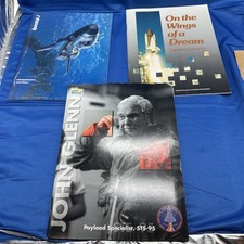Three NASA Booklets Books SPACELAB J The Space Shuttle John Glenn STS-95 Packet