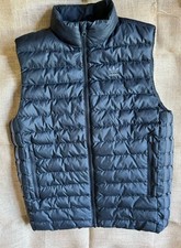 Image of Adidas Originals Trefoil Padded Gilet Bodywarmer Black Grey Mens Size XS BNWOT