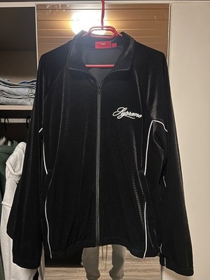 Supreme SS26 Velour Mesh Track Jacket 'Black'