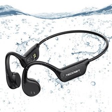 Bone Conduction Headphones, IP68 Waterproof Swimming Headphones with MP3 Mode...
