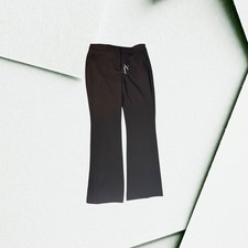 Simply Vera VeraWang Black Wide Leg Tailored Twill Pants High-Rise Size 12 NWT