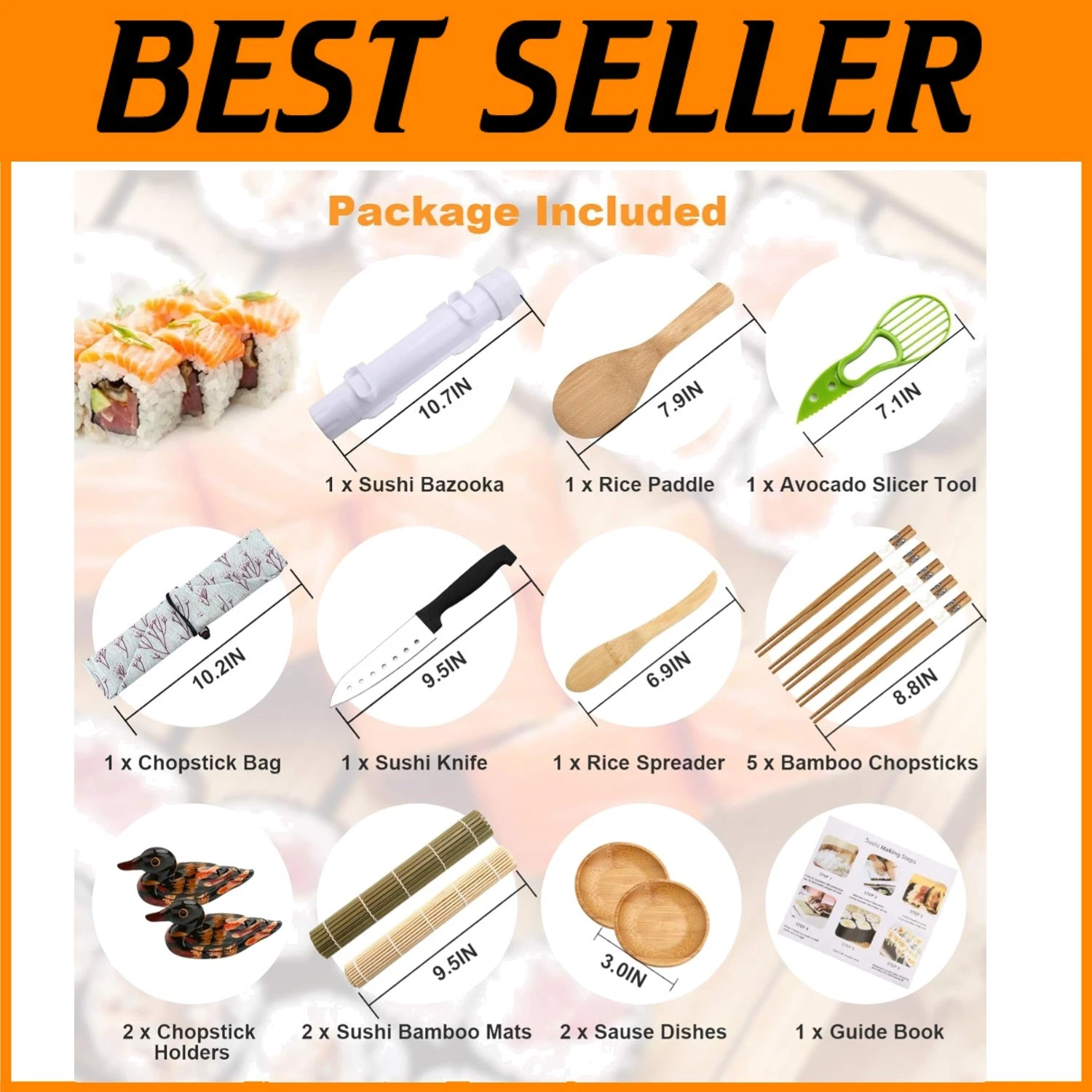 Complete Sushi Making Kit for Beginners