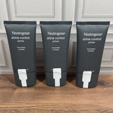 Neutrogena Shine Control Primer Rice Protein Complex 3 FL OZ Set Of 3 New
