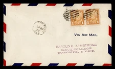 DR WHO 1929 CANADA FIRST FLIGHT? NORWAY HOUSE MAN TO TORONTO ONT ROESSLE R00424