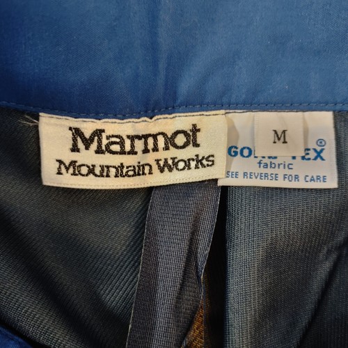 Pantalones Marmot Azul Gore-Tex Azul Para Hombre Talla M 32x29 Impermeables Senderismo Lluvia - Imagen 8 de 8