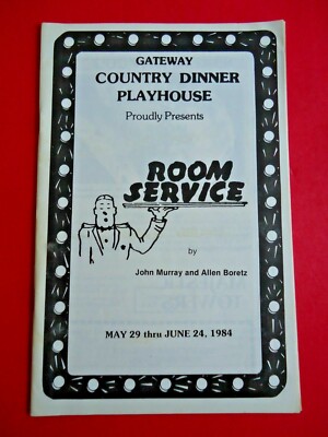May/June 1984 Gateway Country Dinner Playhouse Program Room Service 