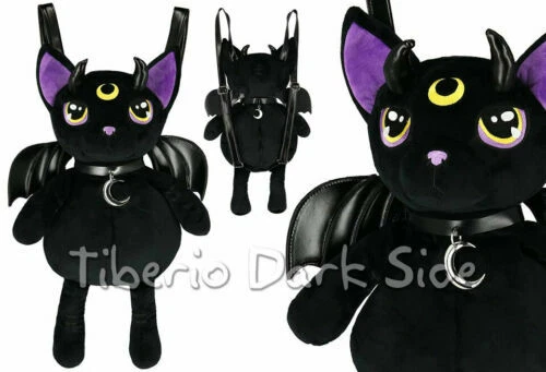 Bestickt Damentaschen mit Katzen-Motiv