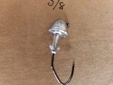 Bullet Nose Jig Victory V-Loc Black Nickel Heavy Hook Unpainted