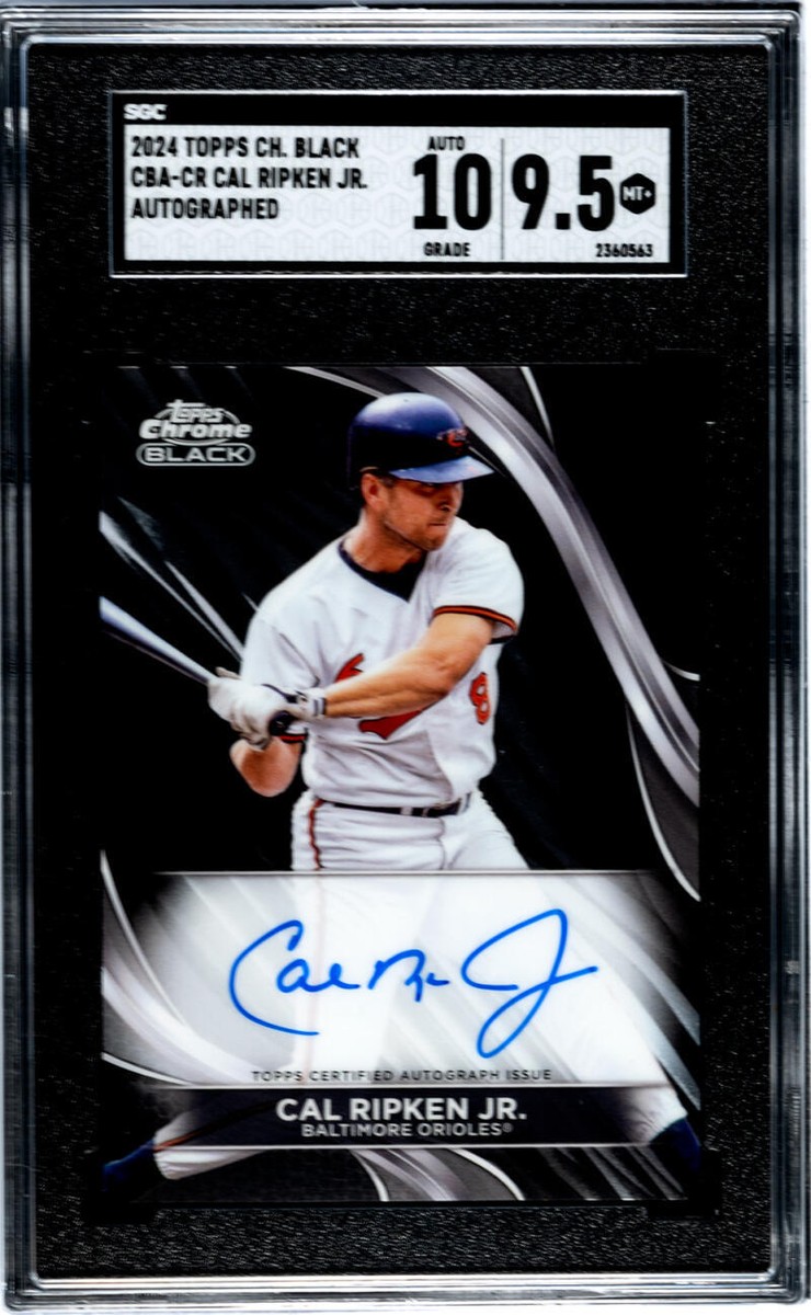 2024 Topps Chrome Black #CBA-CR Cal Ripken Jr. SGC 9.5 MINT+
