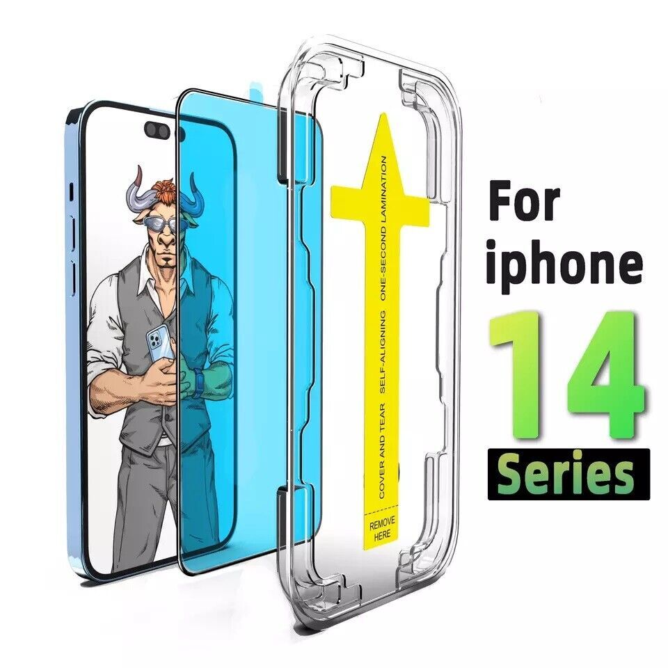 Panzer-Schutzfolie Für IPhone 12-16 Pro Max – Quickfit, 9H Härte