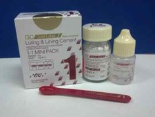 GC Fuji 1 Mini Pack Luting Lining Cement Glass Ionomer Radiopaque 15g/10g.