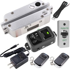 Access Control Kit with Electric Drop Bolt Lock Remote Control for Narrow Door