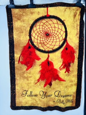 Dream Catcher Throw Blanket 33x44 Follow Your Dreams Billy Mills