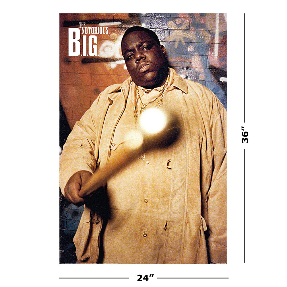 The Notorious B.I.G. - Music / Personality Poster (Gold Kane