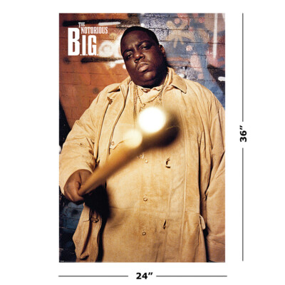 The Notorious B.I.G. - Music / Personality Poster (Gold Kane