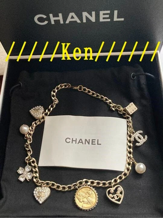 CHANEL Collana Catena AUTENTICA Coco Vintage Rara CC Girocollo Mademoiselle Oro F S