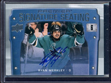2021-22 Upper Deck Premier Premier Signature Seats Autograph #PSSRM Ryan Merkley