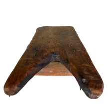 Primitive Wood BOOT JACK Well Worn Handmade Antique Vintage Farmhouse AAFA