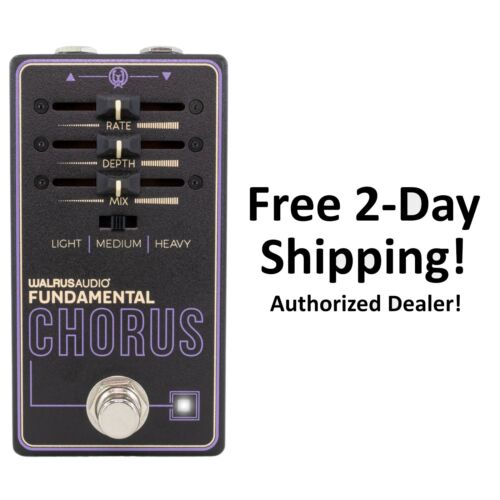 New Walrus Audio Fundamental Series Chorus Guitar Effects Pedal - Picture 1 of 4