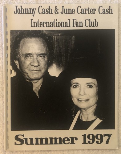4 libretti Johny and June Carter Cash Seasons International Fan Club 1997 - Foto 15 di 18