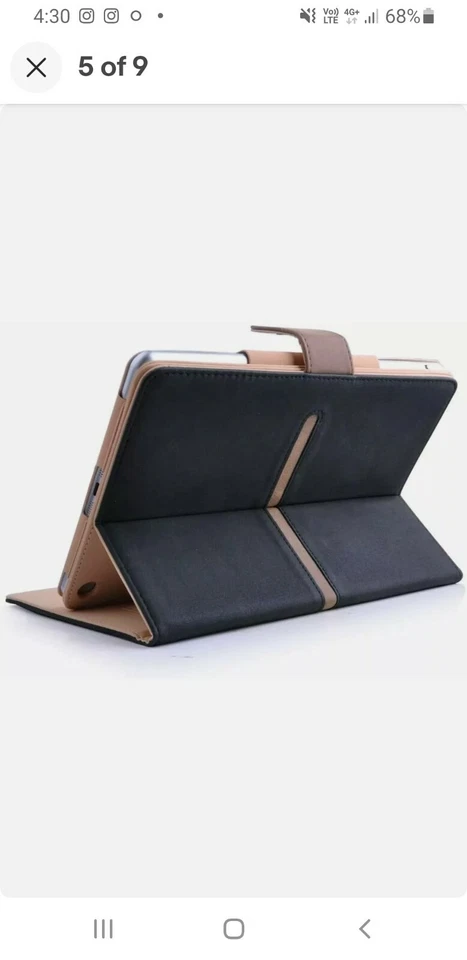 MOFRED buckle Suede Apple Ipad Case. Includes screen protector and stylus pen. - Image 3 of 4