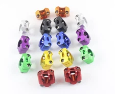 HandleBar Fat Bar Mount Clamps Risers Adapter For 7/8'' To 1 1/8'' Dirt Bike ATV