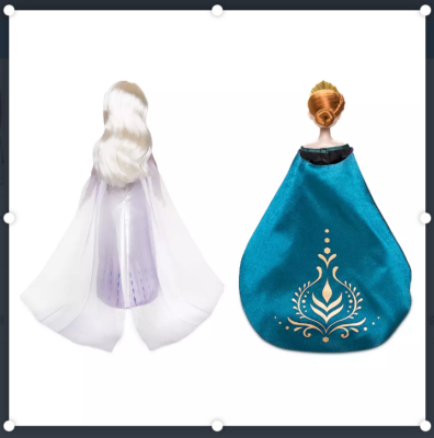Empire Merchandising Specchio Frozen Con Cornice Effetto Legno – 20 X 30 Cm – Anna, Elsa E Olaf